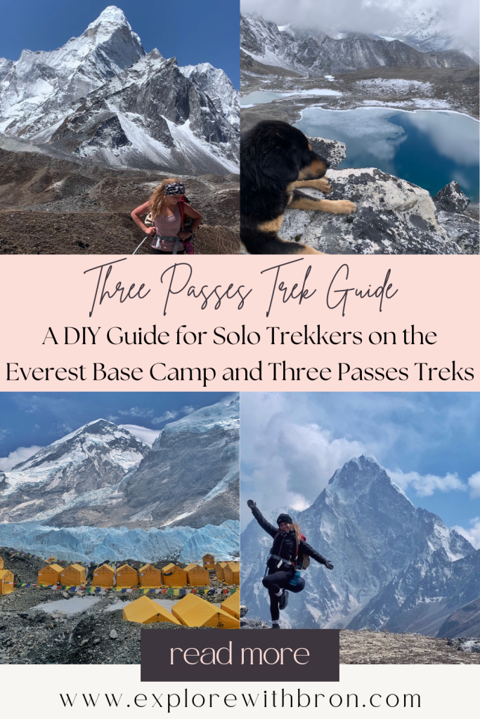 Three Passes Trek: A DIY Guide for Solo Trekkers